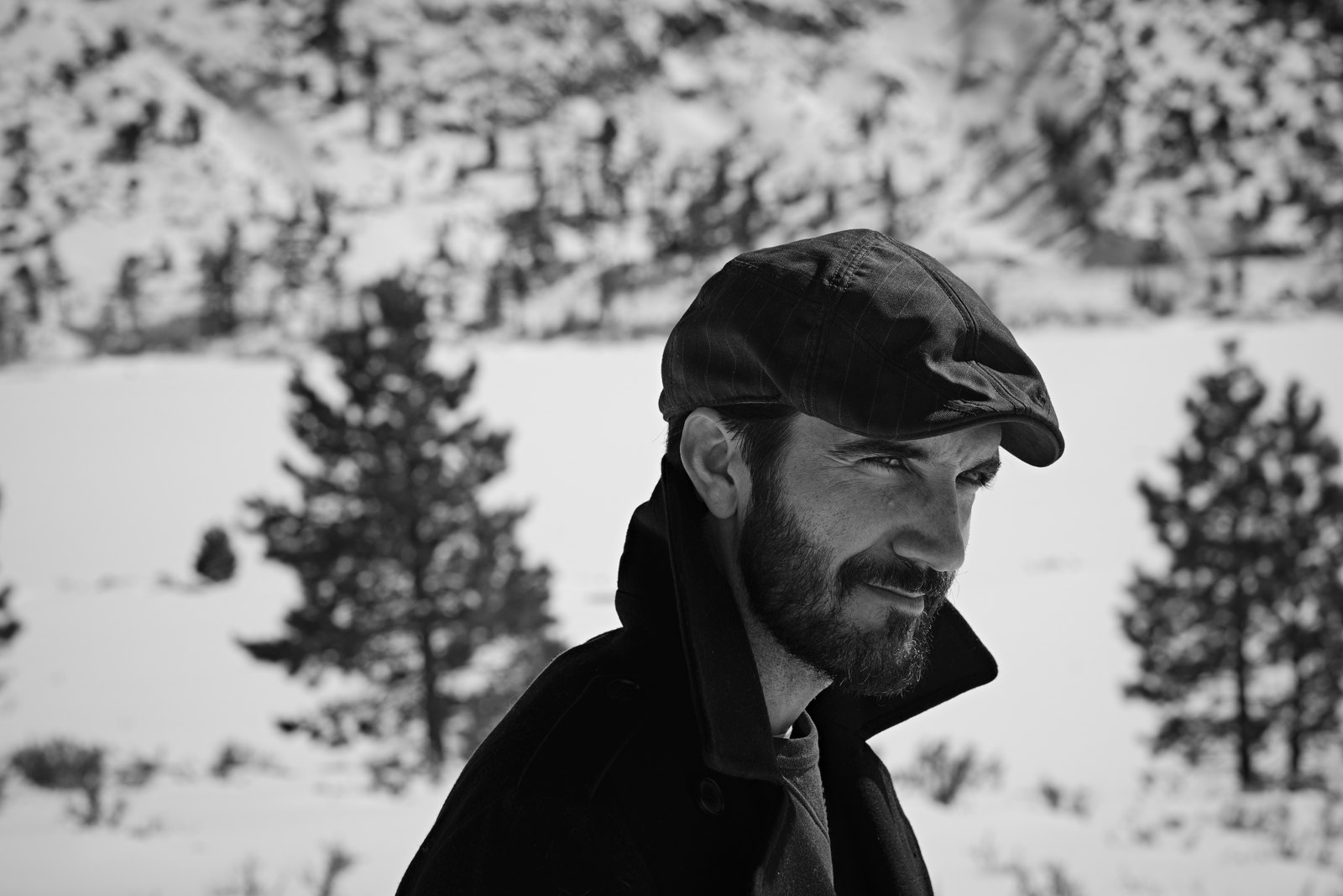 Cole Higgins on location